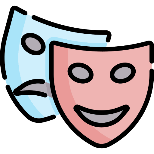 Theater masks mask entertainment arts icon