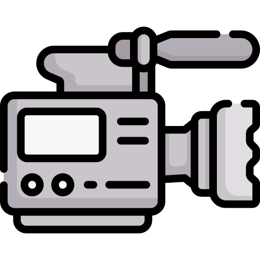 Video camera entertainment movie camera film icon