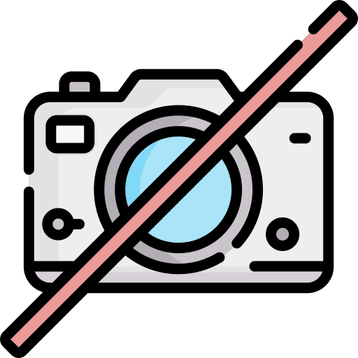No camera no picture taking holidays no pictures icon No camera no picture taking holidays no pictures icon