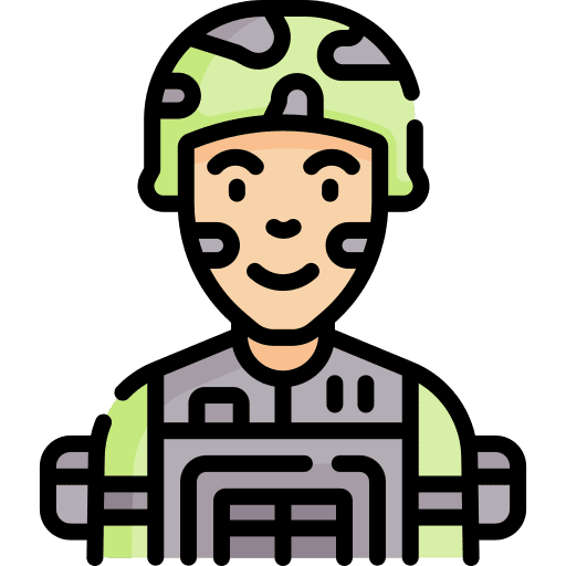 Soldier user man army icon Soldier user man army icon