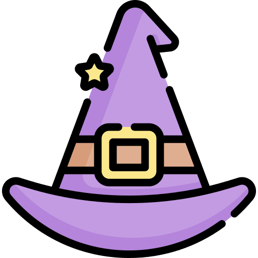 Witch hat halloween witchcraft witch icon Witch hat halloween witchcraft witch icon