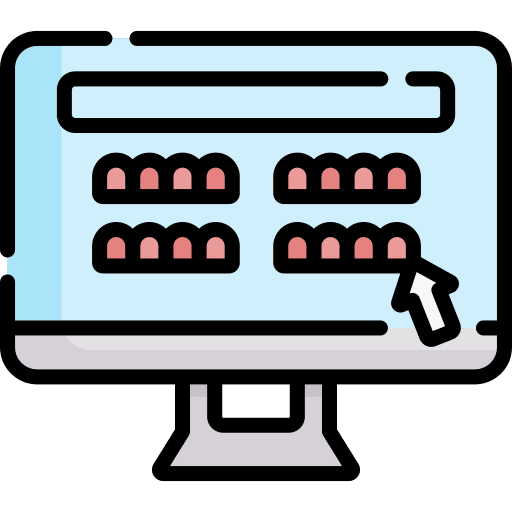 Booking seat booking screen icon Booking seat booking screen icon