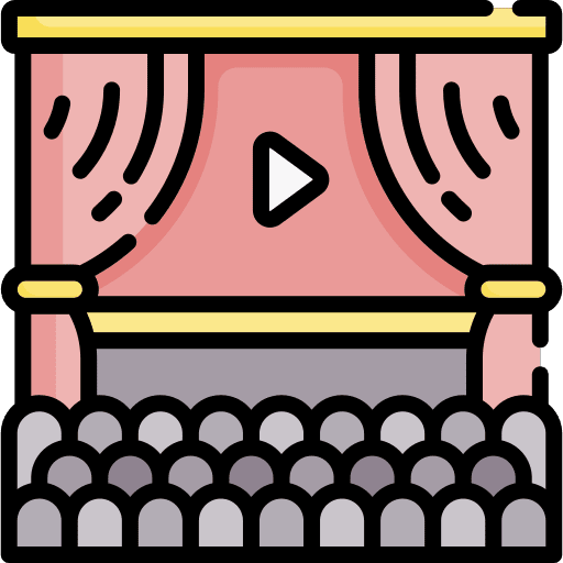 Cinema cinema entertainment building icon Cinema cinema entertainment building icon