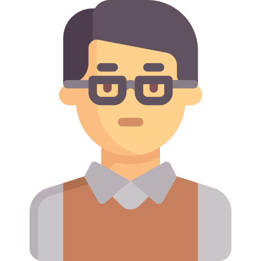 Journalist people journalism eyeglasses icon Journalist people journalism eyeglasses icon