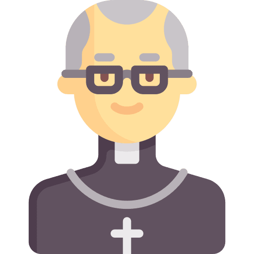 Priest occupation christian avatar icon