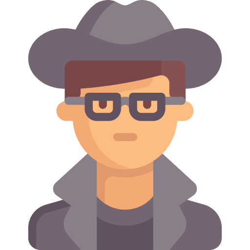 Detective avatar detective agent icon Detective avatar detective agent icon