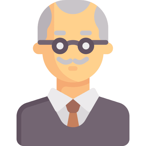 Judge attorney white hair lawyer icon Judge attorney white hair lawyer icon
