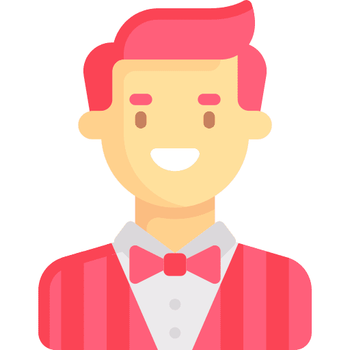 Showman profession redhead avatar icon Showman profession redhead avatar icon