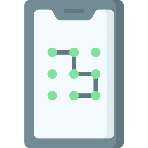 Pattern lock pattern lock smartphone pattern code icon Pattern lock pattern lock smartphone pattern code icon