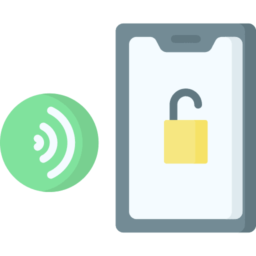Voice lock voice lock security unlock icon