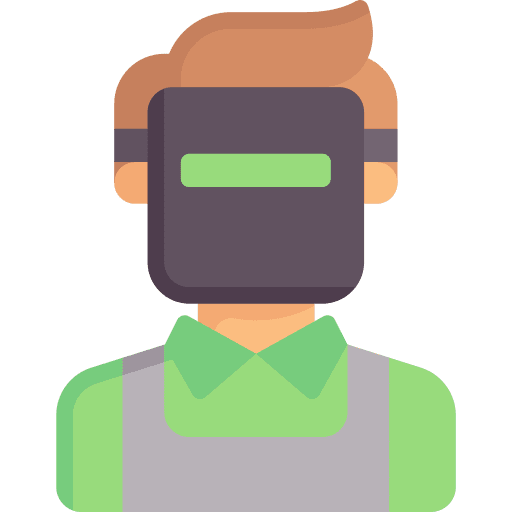 Welder worker man job icon Welder worker man job icon