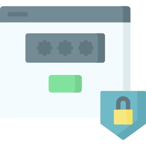 Password safety security safe icon Password safety security safe icon