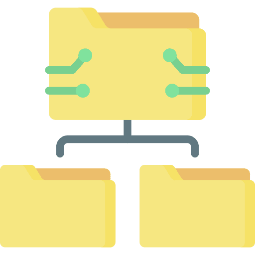 Root directory structure folders seo icon Root directory structure folders seo icon