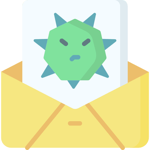 Spam envelope email message icon Spam envelope email message icon