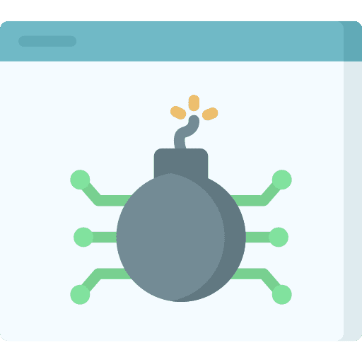 Bomb warning security attack icon Bomb warning security attack icon