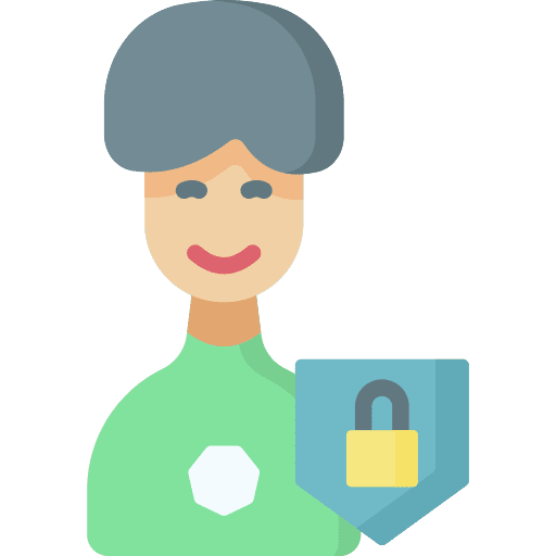 User protect personal shield icon User protect personal shield icon