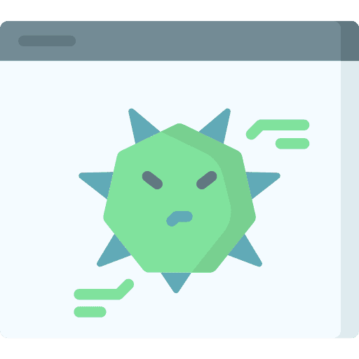 Virus web safety virus icon Virus web safety virus icon