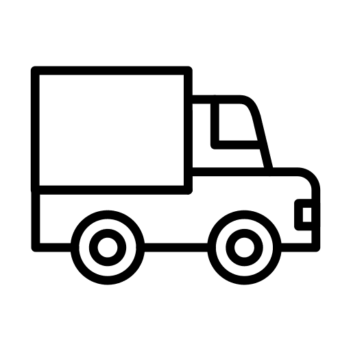 Mover truck shipping and delivery mover truck lorry icon