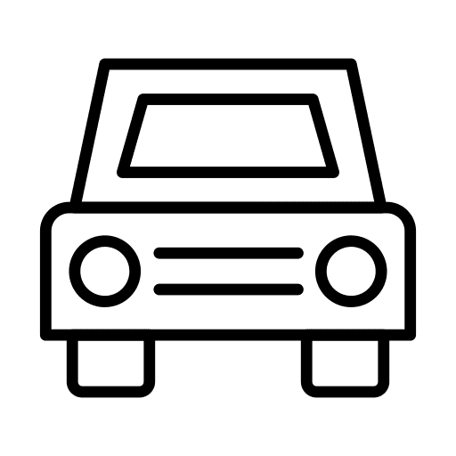 Car travel vehicle automobile icon