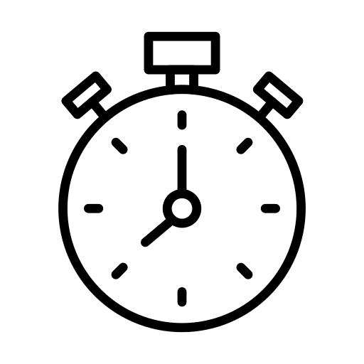 Stop watch stop watch time and date clock icon