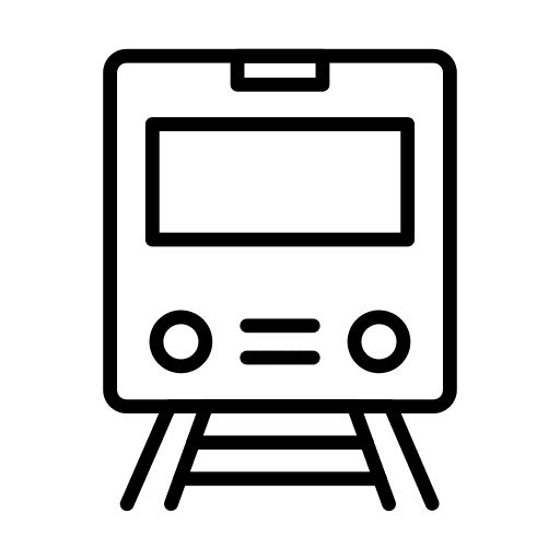 Train transportation train metro icon