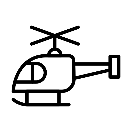 Helicopter transportation helicopter aircraft icon
