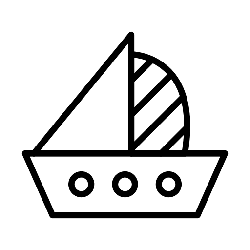 Sailboat sail sailing sailboat icon