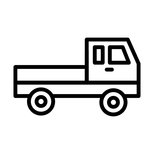 Truck automobile transport transportation icon