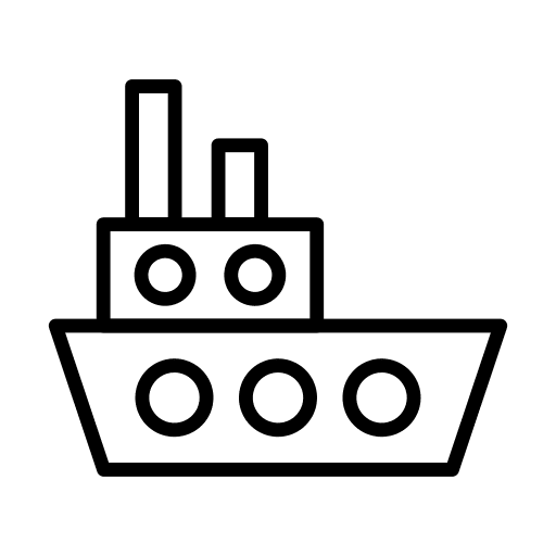 Ship transportation ship boat icon