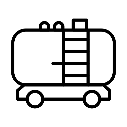 Tanker oil tank tanker tank truck icon