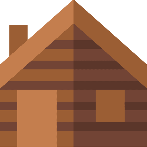 Cottage hut architecture and city real estate icon Cottage hut architecture and city real estate icon