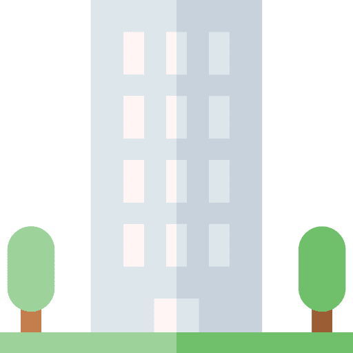 Flat buildings flats build icon
