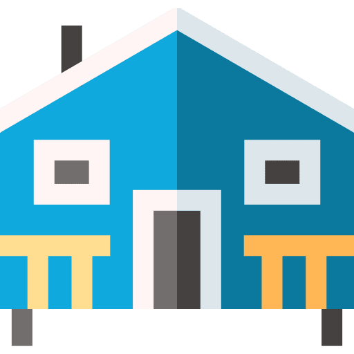 Bungalow hut architecture and city bungalow icon Bungalow hut architecture and city bungalow icon