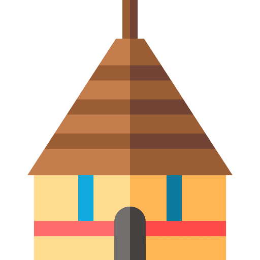 House africa building history icon House africa building history icon
