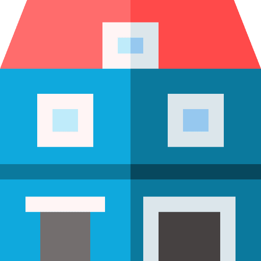House architecture and city property house icon House architecture and city property house icon