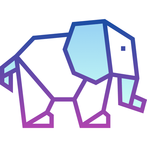 Elephant traditional japan art and design icon Elephant traditional japan art and design icon