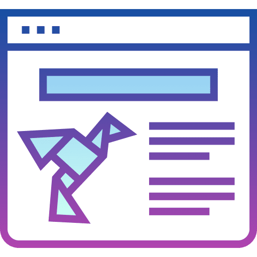 Website art traditional origami icon Website art traditional origami icon