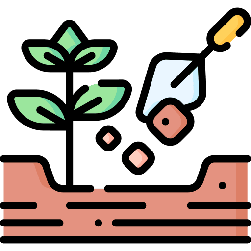 Planting nature farm sprout icon Planting nature farm sprout icon