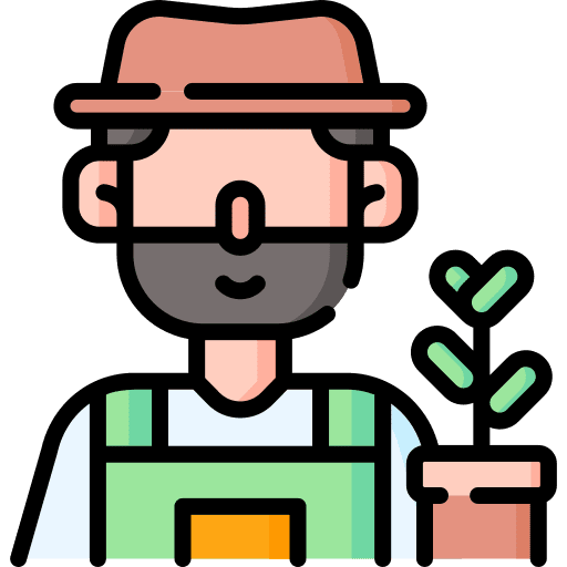 Farmer farming and gardening professions and jobs agriculture icon Farmer farming and gardening professions and jobs agriculture icon