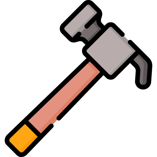 Hammer hammer repair tool icon Hammer hammer repair tool icon