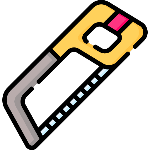 Handsaw tools and utensils cut carpenter icon Handsaw tools and utensils cut carpenter icon