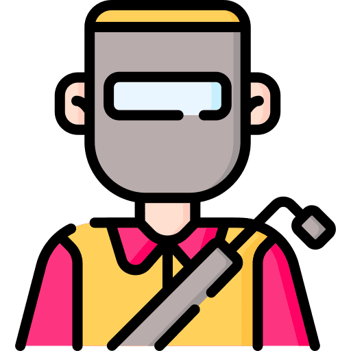 Welder man occupation worker icon Welder man occupation worker icon