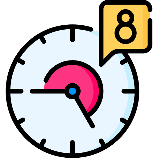 Working hours clock working hours job icon Working hours clock working hours job icon