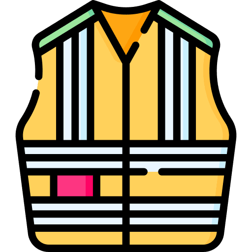 Protector vest safety security protection icon Protector vest safety security protection icon