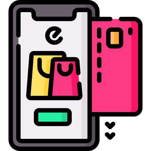 Credit card payment smartphone payment method payment icon Credit card payment smartphone payment method payment icon
