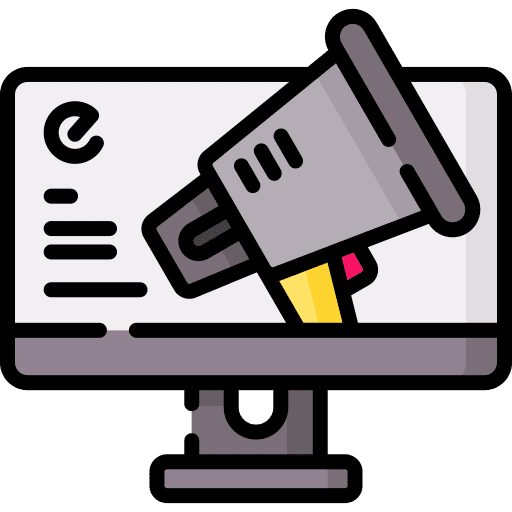 Marketing online marketing digital icon Marketing online marketing digital icon