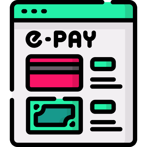 Online payment dollar browser payment method icon Online payment dollar browser payment method icon
