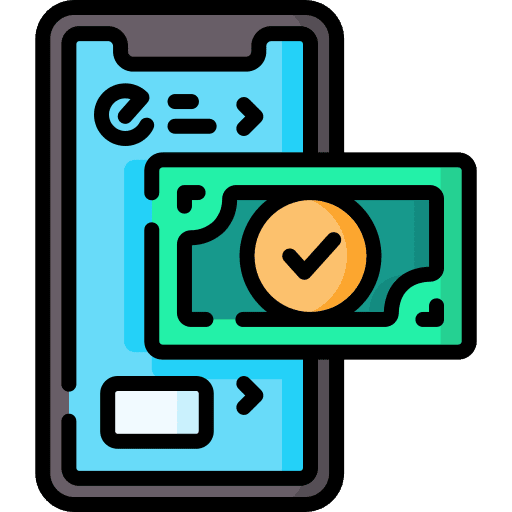 Online payment online payment smartphone mobile phone icon Online payment online payment smartphone mobile phone icon