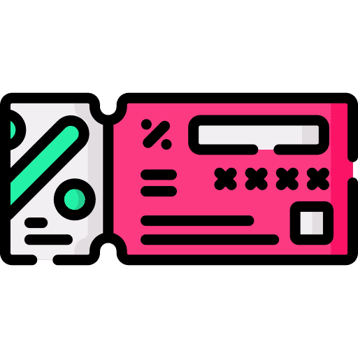Discount commerce entertainment money icon Discount commerce entertainment money icon