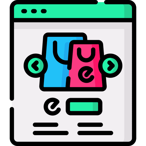 Ecommerce website ecommerce online shopping icon Ecommerce website ecommerce online shopping icon